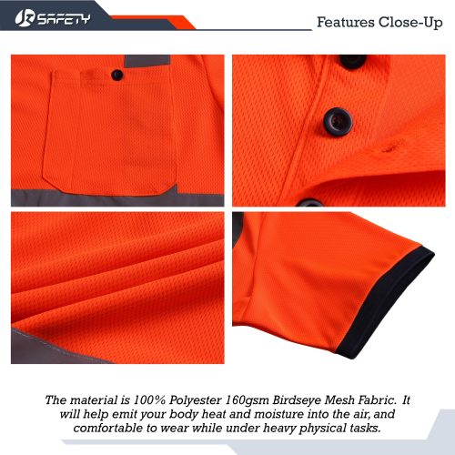 jksafety3packhvsafetydailyworkorangeblackpoloshirtsformenforwomenoshacompliantPaquetede3polosdeseguridadhv 3 06d7b796 7fce 4985 a2ec 40d830c9223e