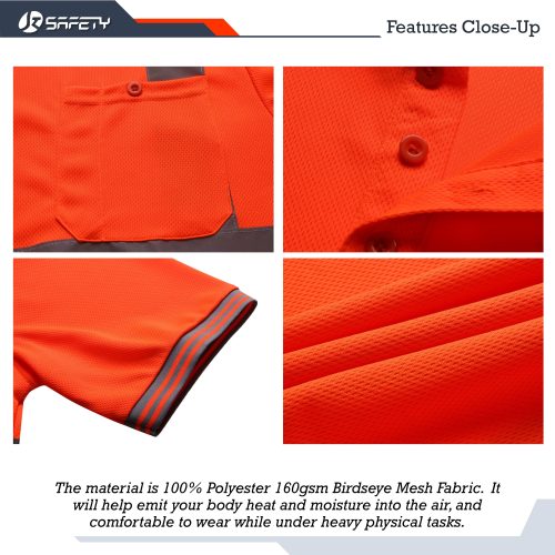 jksafety3packhvsafetydailyworkorangepoloshirtsformenforwomenoshacompliantPaquetede3polosdeseguridadhv 3 1976f392 64b5 400d b31a b7ad13ebb585