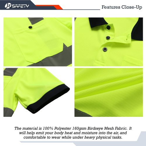 jksafety3packhvsafetydailyworkyellowblackpoloshirtsformenforwomenoshacompliantPaquetede3polosdeseguridadhv 3 7c8ccb38 0d12 402a b7c3 abf0d2e05c3b