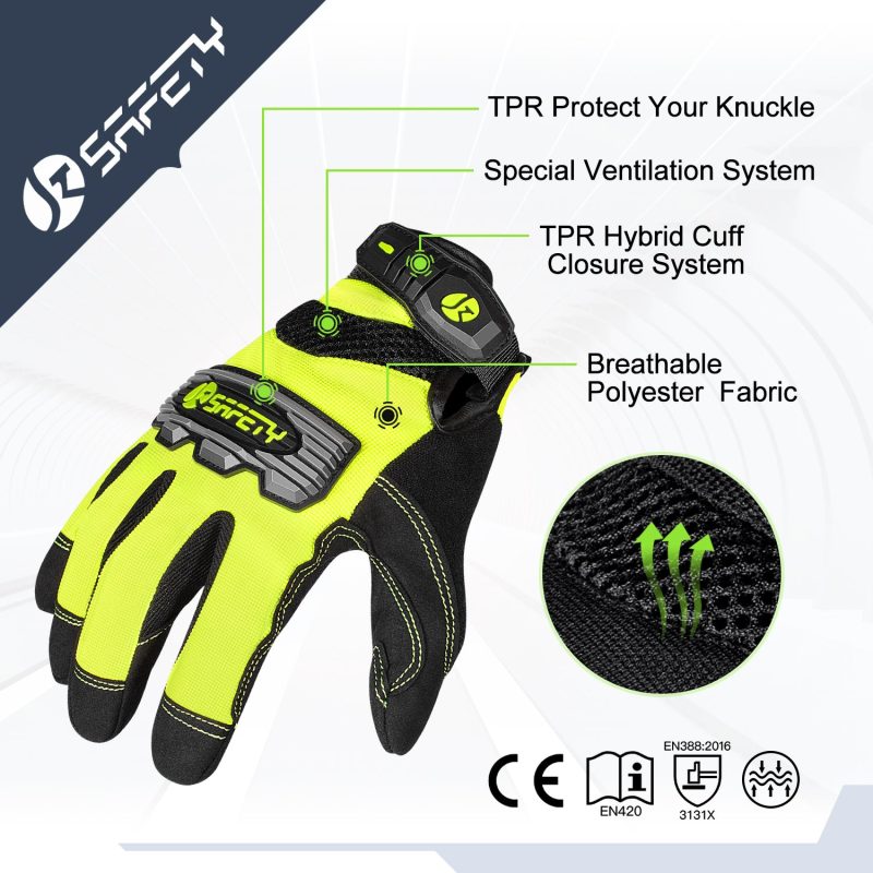 jksafetyguantesdetrabajoworkglovestprglovesmenwomenyellowutilityprotectiveworkglovesmechanicglovesperformancefitgloves 5