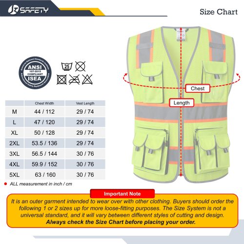 jksafetyhi visneonyellowcolormeshreflectivesafetyvestchalecodeseguridadreflectantedemalladecolorneondealtavisibilidadformen 5