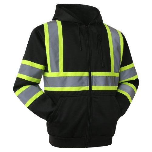 jksafetyhi visreflectivesafetyhoodiesafetysweaterblackcolorformenwomenworksafetyutility 1 2