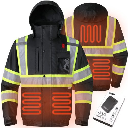 jksafetyhvheatedreflectivesafetyjacketforwinter5heatedzonespoweredjacketincoldweatherwarmcomfortable 1