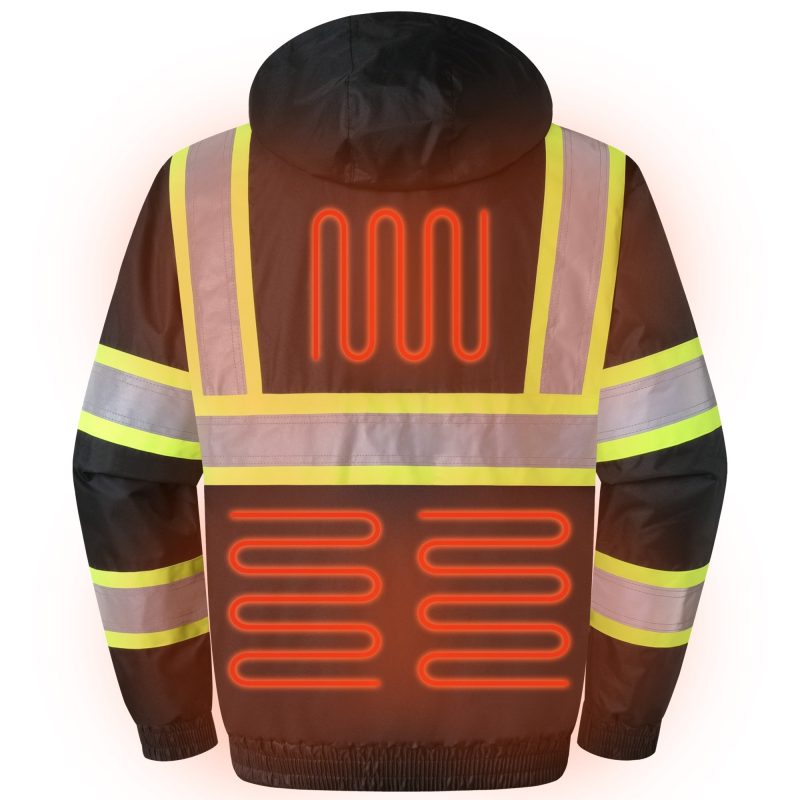 jksafetyhvheatedreflectivesafetyjacketforwinter5heatedzonespoweredjacketincoldweatherwarmcomfortable 2