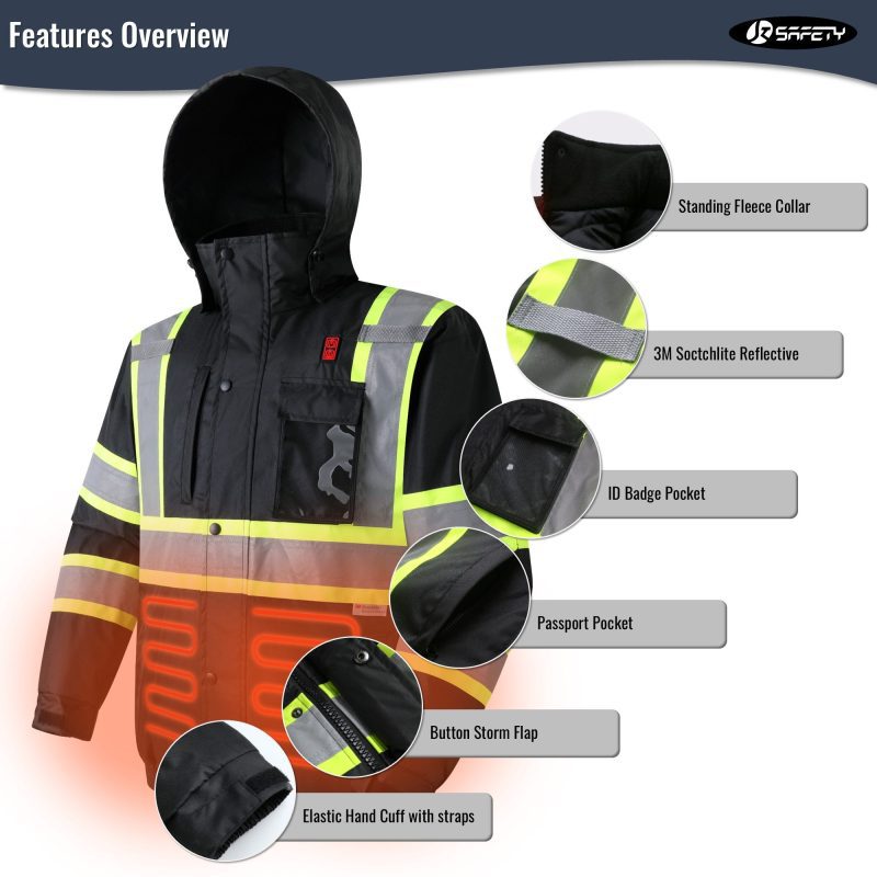 jksafetyhvheatedreflectivesafetyjacketforwinter5heatedzonespoweredjacketincoldweatherwarmcomfortable 3 2