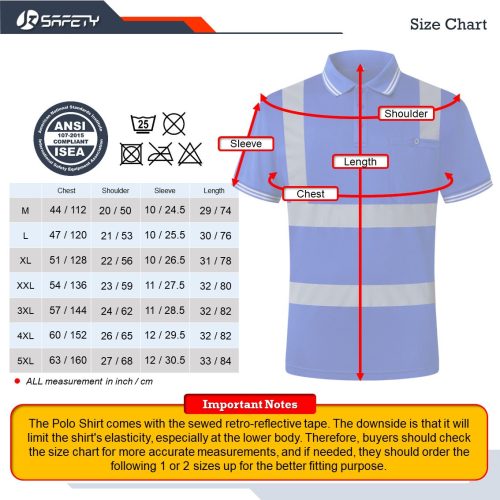 jksafetyhvreflectivepoloshirtsformenwomenoshacompliantsafetyapparelforworkansistandardcontructionshirtblue 4 db160d15 dde5 42c9 a58e 2bea7432e76a